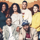 All American Cast (L-R): Monet Mazur, Karimah Westbrook, Bre-Z, Samantha Logan, Michael Evans Behling, Taye Diggs, Cody Christian, Greta Onieogou, and Daniel Ezra